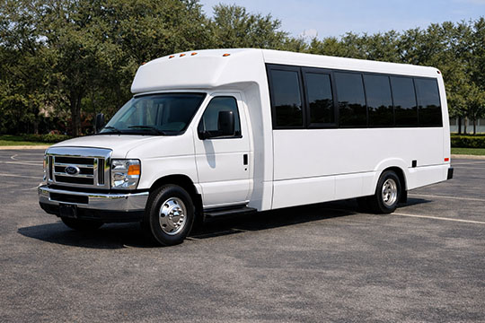 18-passenger minibus available for charter in Waverly, OH